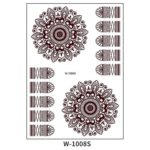 Scacv Midlertidig tatoveringsklistermærke Vandtæt DIY Body Tattoo Patch Langvarig personlig klistermærke 1008'erne on Productcaster.