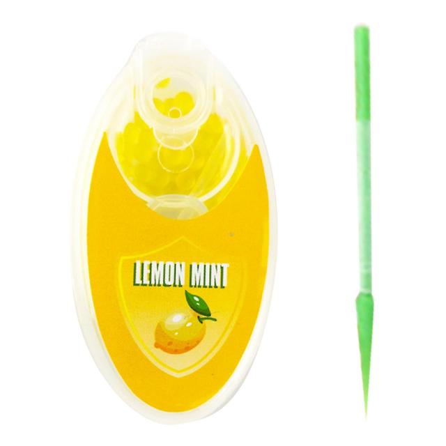 Lemon Mint Capsules For Cigarettes Explosion Beads Ball Capsule Cigarette Capsules Includes 100pcs Burst Beads on Productcaster.