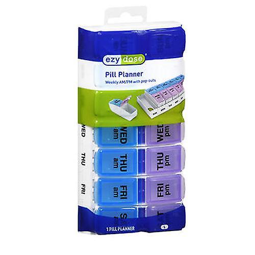 Ezy Dose Ezy-Dose 7 Day Am/Pm Travel Pill Container, Large 1 each (Pack of 1) on Productcaster.