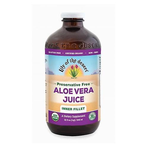 Lily Of The Desert Aloe Vera Juice, Preservative Free 32OZ (Pack of 4) on Productcaster.