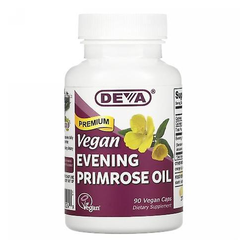 Deva Vegan Vitamins Vegan Evening Primrose Oil, 90 cápsulas virtuales (Pack de 4) on Productcaster.