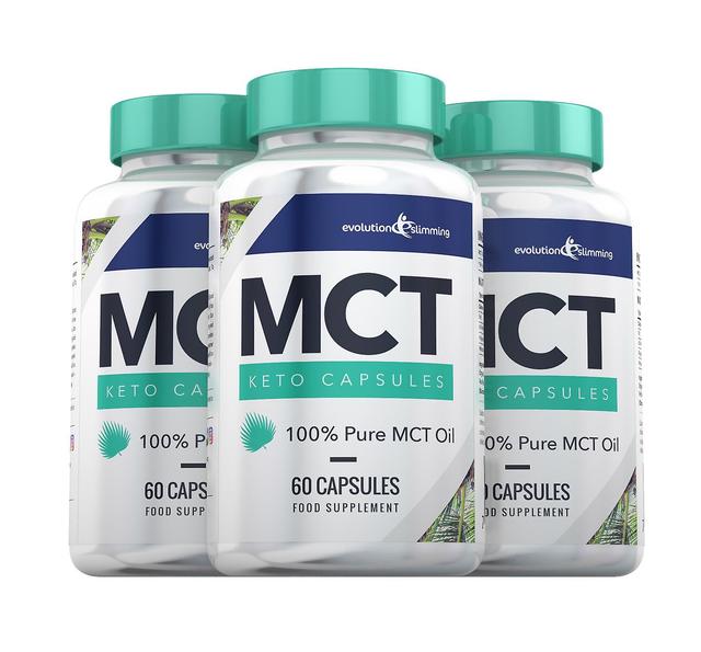 Evolution Slimming MCT öljy Keto kapselia 100 % puhdasta MCT öljy - 180 kapselia - MCT öljy kapseleita - kehitys laihtumiseen on Productcaster.