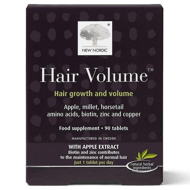 New Nordic Nieuwe Nordic Hair Volume Tabletten 90 (NLF060) on Productcaster.