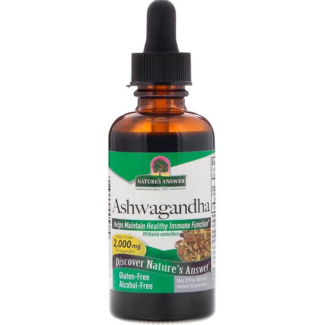 Nature's Answer Resposta da Natureza, Ashwagandha, 2.000 mg, 2 fl oz (60 ml) on Productcaster.