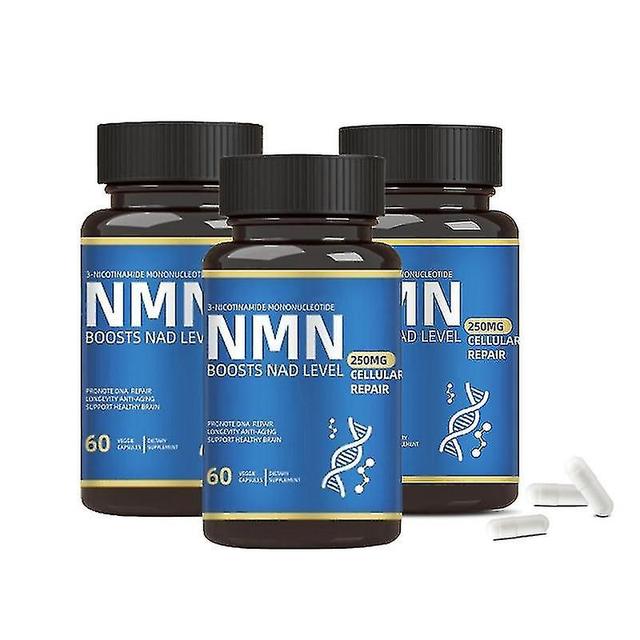 3x Nmn Capsules 250mg Nad Nicotinamide High Strength Supplement 99.95% Anti Aging on Productcaster.