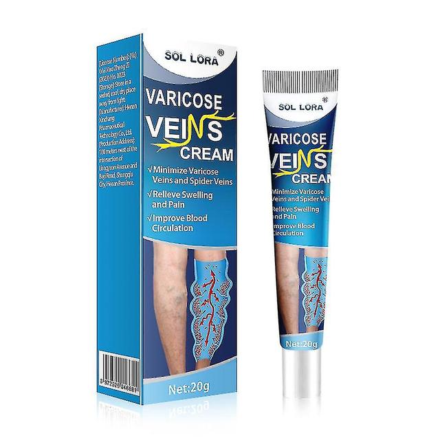 Massagem venosa creme varicoso alivia a protrusão vascular da perna, varizes, ferramenta de reparo da perna da minhoca on Productcaster.