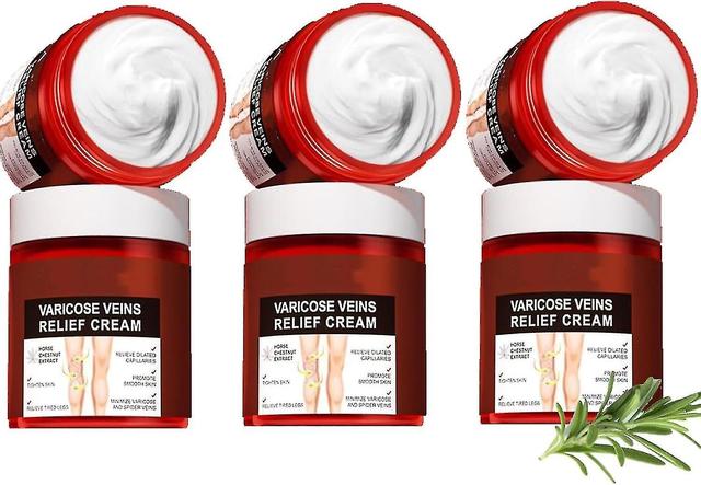 Varicose Relief Cream, Anti-varicose Cream Varicose Veins,varicose Relief For Legs, Improve Circulation 3Pcs on Productcaster.