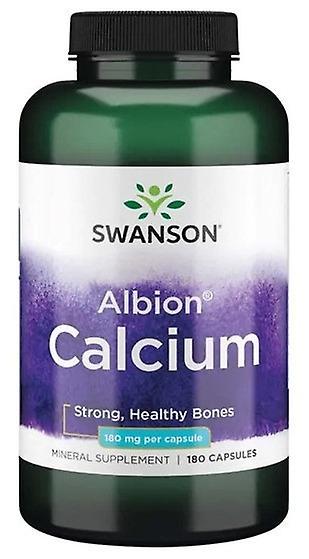 Swanson Albion Chelated Calcium 180 mg 180 Capsule on Productcaster.