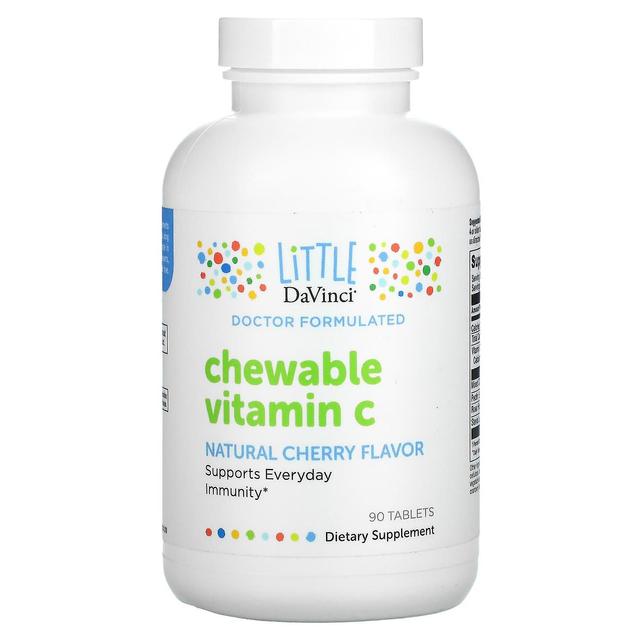 Little DaVinci, Chewable Vitamin C, Natural Cherry, 90 Tablets on Productcaster.