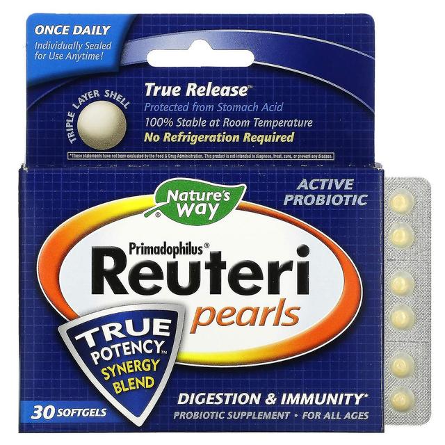 Nature's Way, Primadophilus Reuteri Pearls, 30 Kapsułki żelowe on Productcaster.