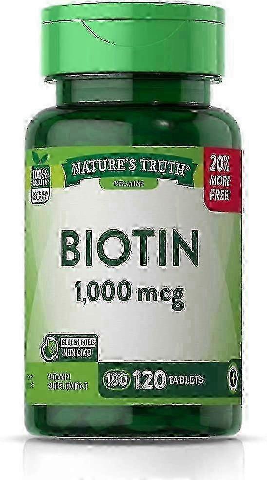 Nature's truth biotin, 1000 mcg, tablets, 120 ea on Productcaster.