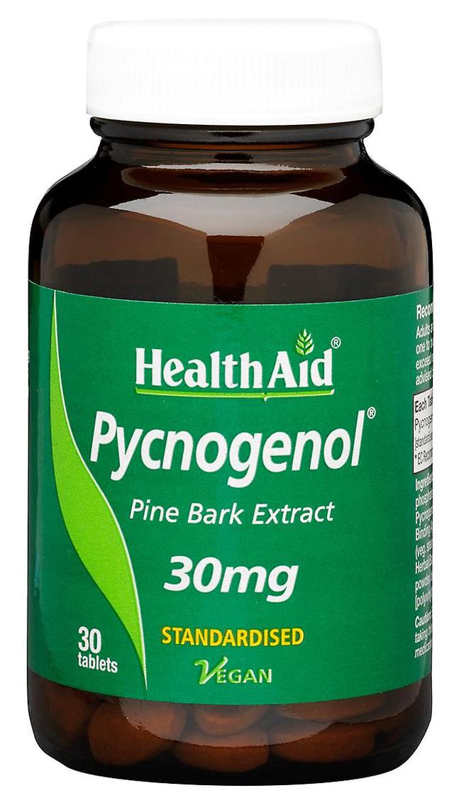 Health Aid Hälsostöd pycnogenol pine bark extrakt 30mg 30's on Productcaster.