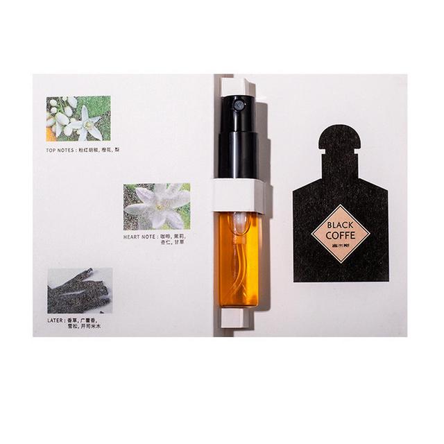 3ml Mannen En Vrouwen Parfum Blijvende Eau De Parfum Card Geur black coffee on Productcaster.