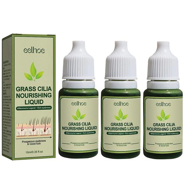 3PCS New Usma Grass Cilia Growth Nourishing Liquid Extract Essence For Eyebrows Eyelashes Hairline Women Health Hair Care Liquid on Productcaster.