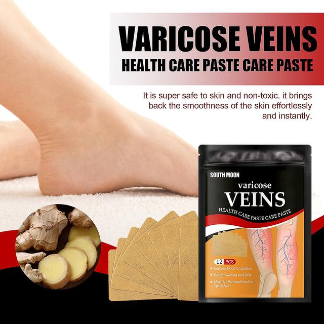 Shihaodian South Moon Vein Health Patch Relieves varicose vein blockage and raised cold compress vein health patch in the feet Massage Oil1PCS) on Productcaster.