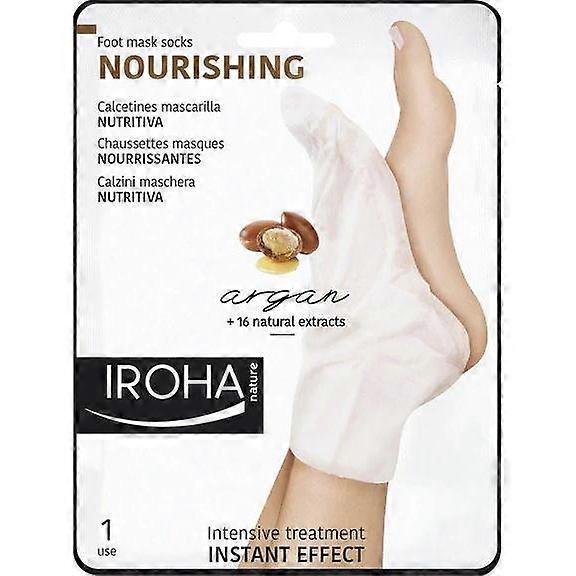 Iroha nature argan y macadamia nourishing socks on Productcaster.