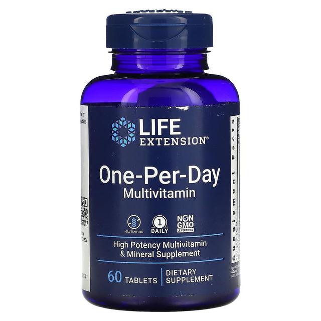 Life Extension, One-Per-Day Multivitamin, 60 Tablets on Productcaster.