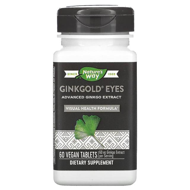 Nature's Way Naturens vej, Ginkgold Eyes, 60 veganske tabletter on Productcaster.