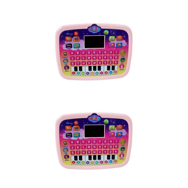 1/2/3/5 Childhood Education English Tablet Cognitive Kids Tablet Toy 2PCS on Productcaster.