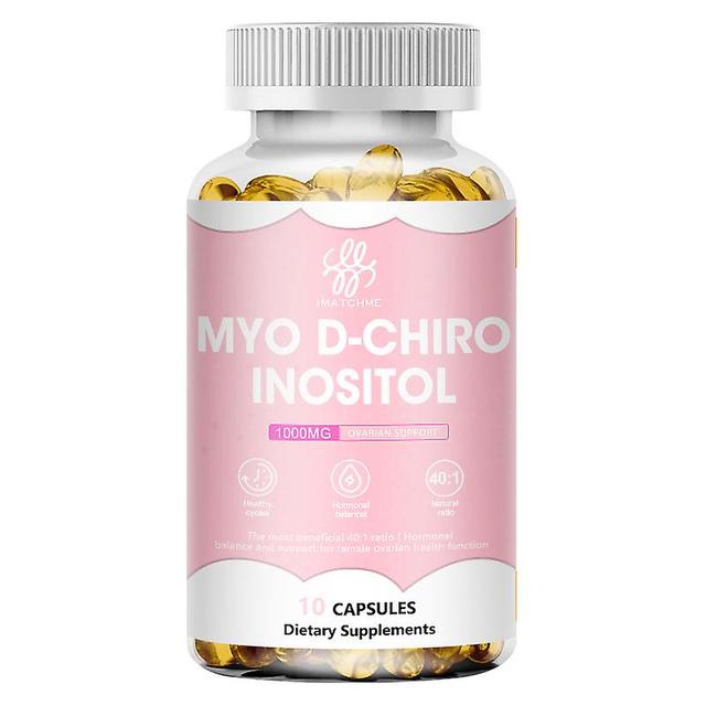 Huamade Myo-inositol & D-chiro Inositol Capsules Hormone Balance & Healthy Ovarian Support For Women -100% All-natural Pcos Supplement 120pcs on Productcaster.