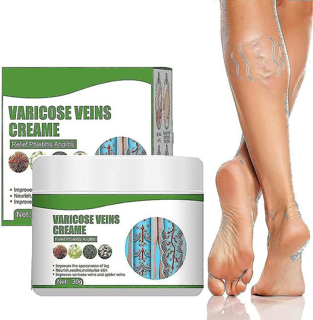 DWSM Cremevital Crème Contre Varices, Crème Pour Varices Pour Les Jambes, Éliminer Les Varices Et Les Varicosités, Soulager La Douleur -J 1pcs on Productcaster.