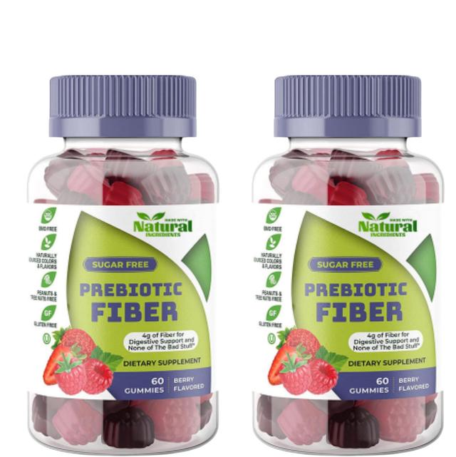 Prebiotic Fiber Gummies - Sugar Free - Keto Friendly - Bowel Cleanse - Digestive Health Regularity Support - Constipation Relief - Vegan Dietary Su... on Productcaster.