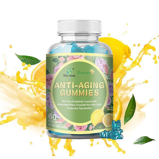 Anti-Aging-Gummibärchen | Nahrungsergänzungsmittel für Hautpflege, feine Linien, Falten, Hautelastizität und dunkle Flecken 1pc on Productcaster.