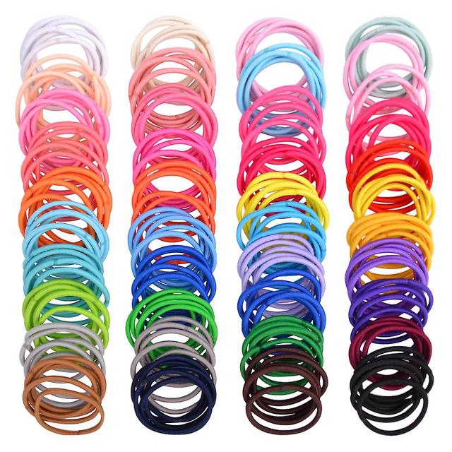 Denew 40 Pices D'lastiques De Couleur Unie - Couleurs Alatoires, Accessoires De Cheveux Pour Enfants, Petits Accessoires De Cheveux Pour Bbs, Fille... on Productcaster.