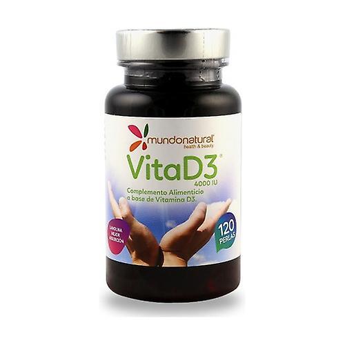 Mundo Natural Vita D3 4000 IU 120 softgels on Productcaster.