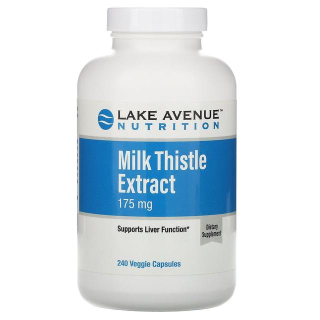 Lake Avenue Nutrition, Mariendistel-Extrakt, 175 mg, 240 vegetarische Kapseln on Productcaster.