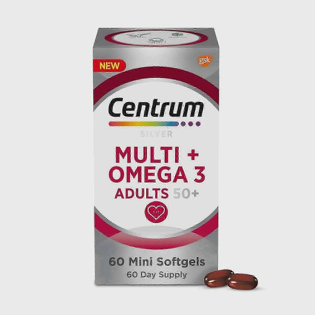 Centrum Silver Adults 50+, Multivitamin With Omega 3, Mini Softgels, 60 Ea on Productcaster.