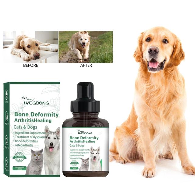 Dog Joint Care Drop Joint Discomfort Relief Bone Deformity Repair Arthritis Healing Hip Joint Supplement Pet Bone Care Solution JJI 30ml Boxed on Productcaster.