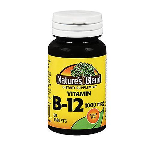 Nature's Blend Vitamin B12 Tablets, 1000 mcg, 50 Tabs (Pack of 2) on Productcaster.