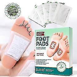 Foot Patches Bamboo Ginger Foot Patches Bamboo Vinegar Wormwood 10 Patches/box Foot Care Improve Sleep Stickers Health on Productcaster.