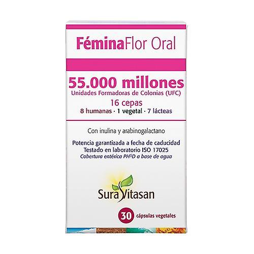 Sura Vitasan FeminineOral Flower 30 vegetabilske kapsler on Productcaster.