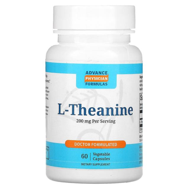 Advance Physician Formulas, In Advance Physician Formulas, Inc., L-Theanine, 200 mg, 60 Vegetable Capsules on Productcaster.