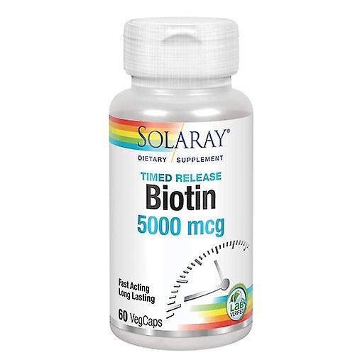 Solaray Biotin, 5.000 mcg, 60 Kapseln (6er-Pack) on Productcaster.