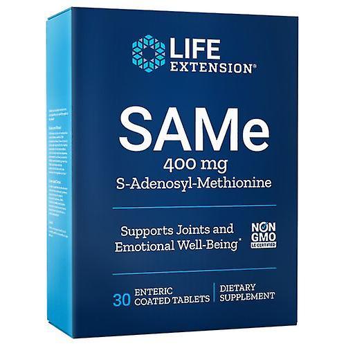 Life Extension Levensverlenging SAMe S-Adenosyl-Methionine, 400 mg, 30 tabletten (2 stuks) on Productcaster.