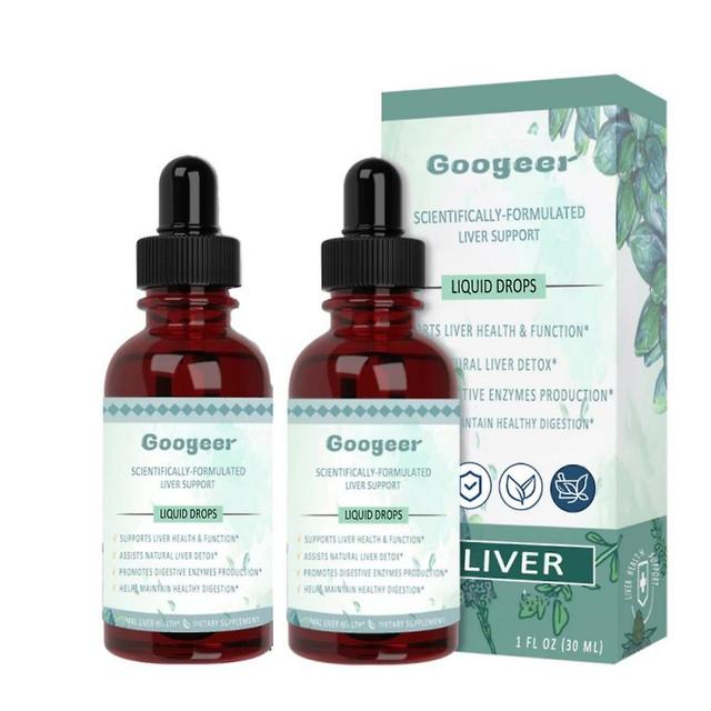 2pcs Repair Drops Liver Cleanse Detox Relieve Fatigue Liver Support Supplement on Productcaster.