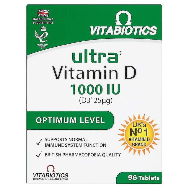 Ultra Vitamin D 1000IU - 96 Tablets on Productcaster.