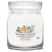 Yankee Candle - Bougie signature épicéa blanc et pamplemousse ( pas cher smrk a grapefruit ) - Vonná svíčka on Productcaster.