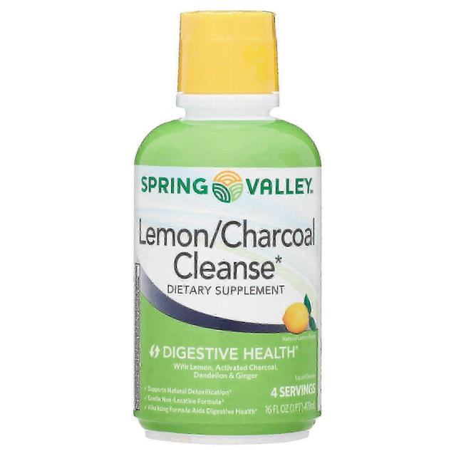 Spring valley lemon and charcoal cleanse, 16 oz on Productcaster.