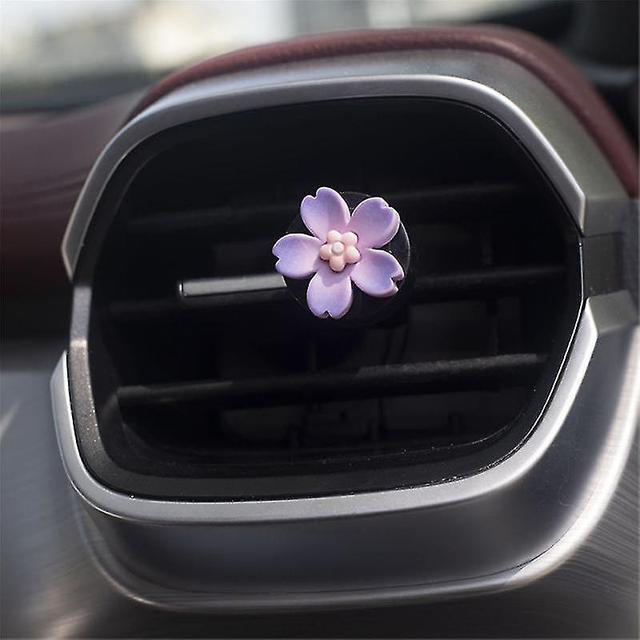 Sjioh New 1pcs Car Outlet Vent Perfume Clips Car Air Freshener Conditioning Aromatherapy Small Daisy Interior Decoration Accessories on Productcaster.