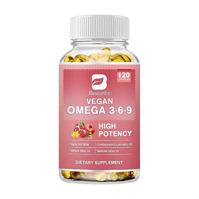 Tib Vegan Omega 3-6-9 Capsule Olive & Flax & Borage Oils Skin,immune For Men And Women Healthy Food Tib 120 pcs on Productcaster.