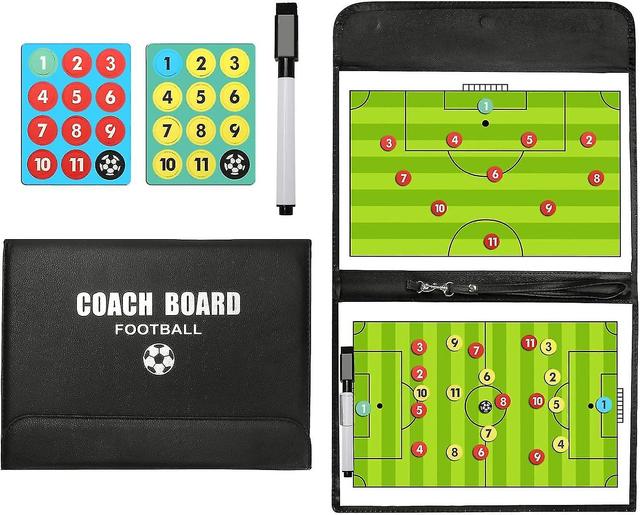 Tableau Tactique Football, Entraneur De Football Tableau Magntique Stratgie De D'Entranement Portabl on Productcaster.