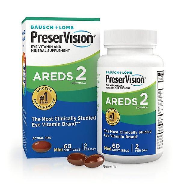 Preservision areds 2 formula + multivitamin, eye vitamin and mineral supplement with lutein & zeaxanthin, 60 soft gels on Productcaster.