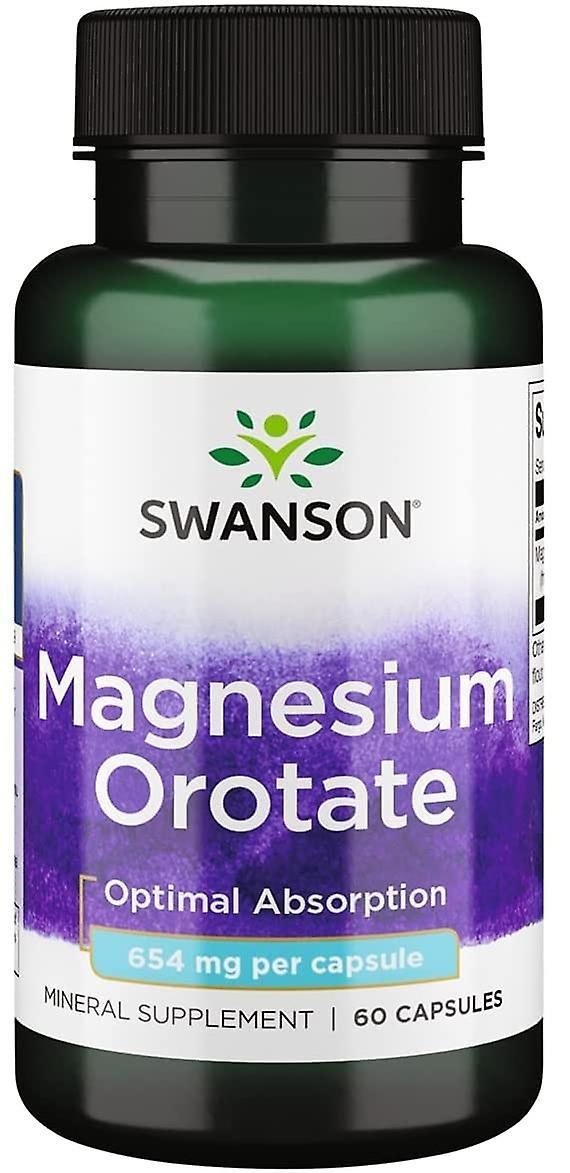 Swanson Magnesium Orotate 40Mg 60 Capsules 87614025483 on Productcaster.