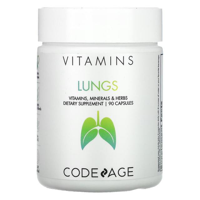 Codeage, Vitamine, Polmoni, Minerali, Erbe, 90 Capsule on Productcaster.