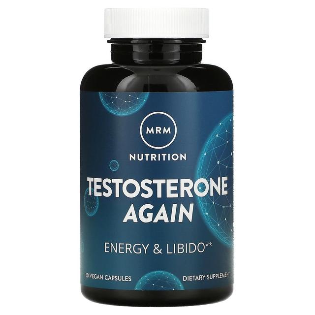 MRM Nutrition, Testosterone Again, Energy & Libido, 60 Vegan Capsules on Productcaster.