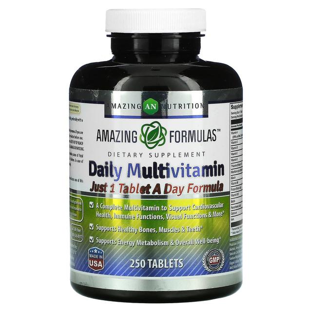 Amazing Nutrition, Daily Multivitamin, 250 Tablets on Productcaster.